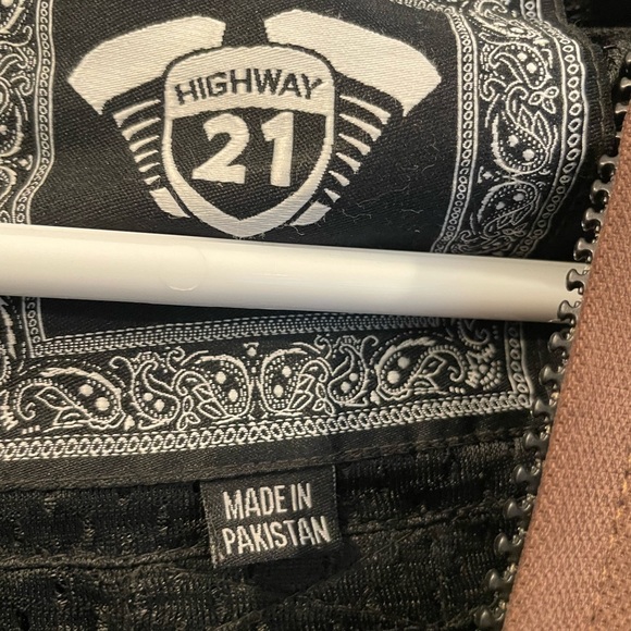 Highway 21 Motorcycle Jacket with pads - Picture 3 of 3